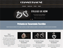 Tablet Screenshot of giannidiamond.com